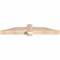 Ekena Millwork Eugene Smooth Timber Gable Bracket, Douglas Fir, 60"W x 10"H x 5 1/2"D x 5 1/2"F, 4/12 Pitch GBW060X10X0606EUG00SDF - alternate 5